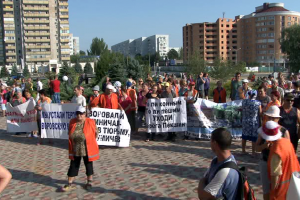 В Энергодаре бунт коммунальщиков привел к смене власти (Видео)